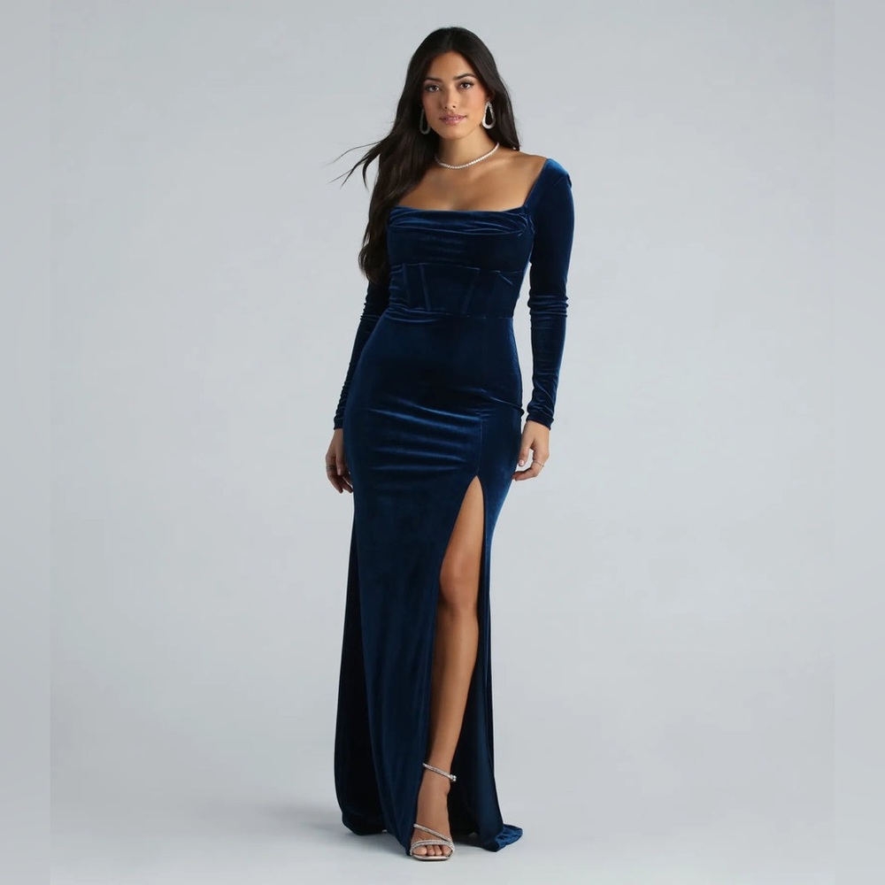 Windsor teal/blue dress